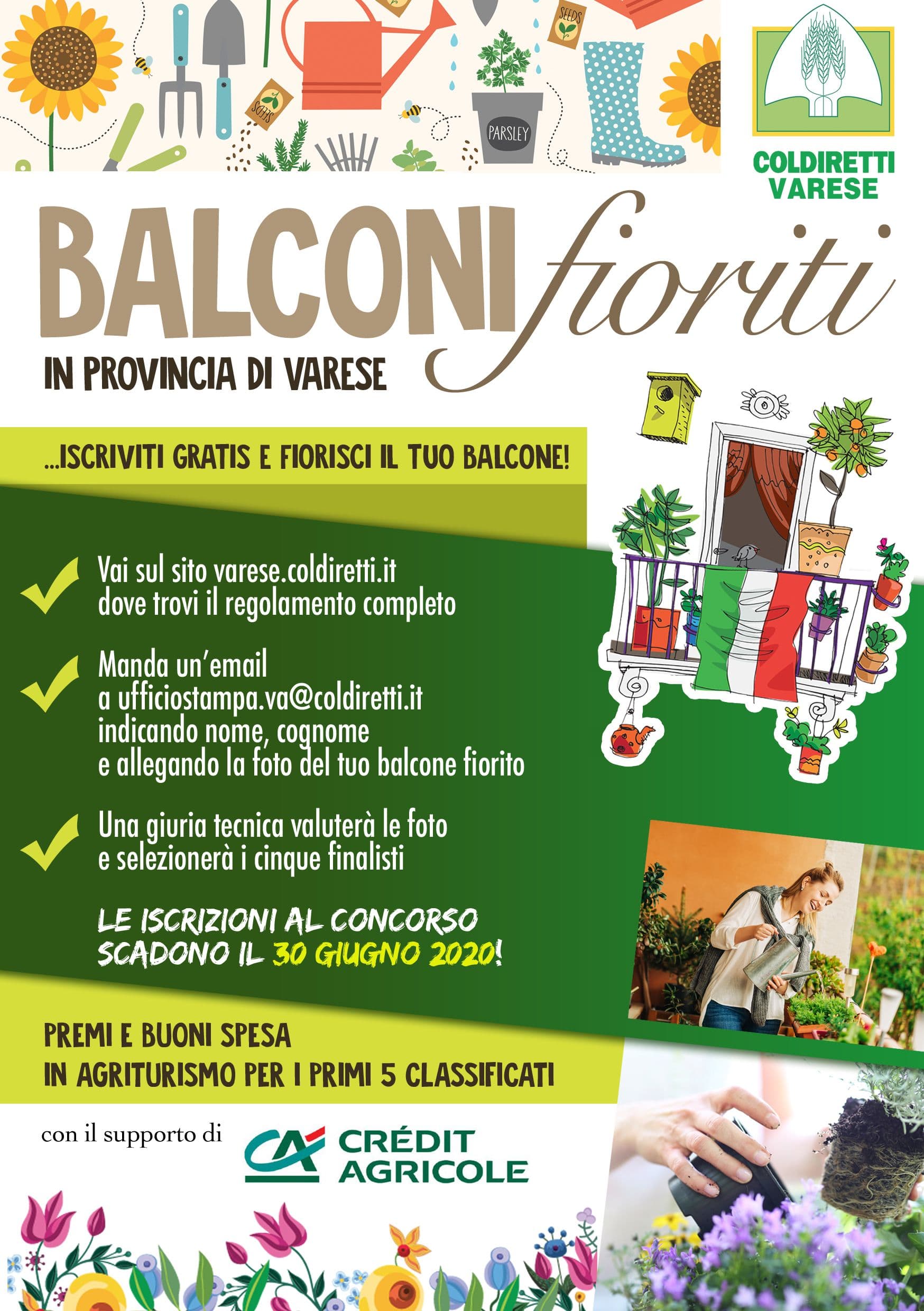 Buon esordio per il concorso “Balconi Fioriti in provincia di Varese"