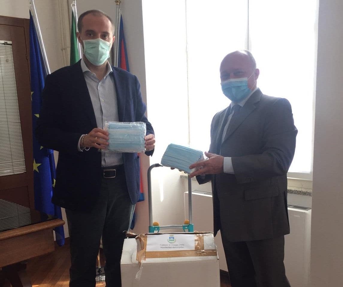 Covid: Bergamo e Novara ricevono mascherine da  LCP Logistics Capital Partner