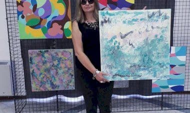 Carola De Antoni. Mostra di pittura a Villadossola.