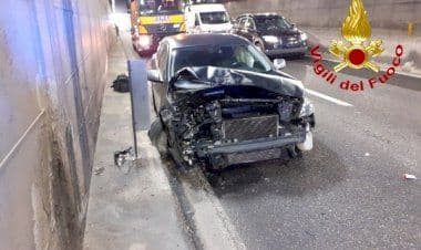 Cardano al Campo, incidente in galleria