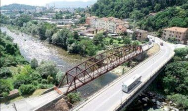 Verbania, indagini sul ponte in ferro plusc
