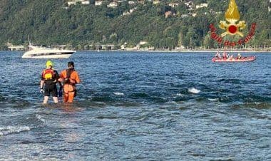 Scomparsa in acqua tra Luino e Germignaga