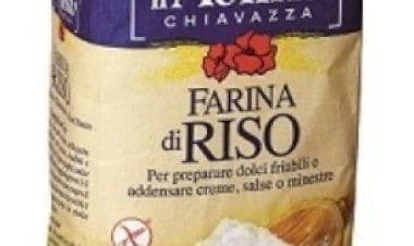 Supermercati BENNET richiamano dagli scaffali farina di riso senza glutine Il Molino Chiavazza per soia non dichiarata.