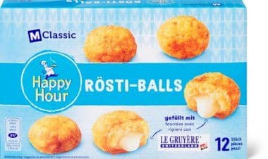 Piccoli pezzi di vetro rosso, Migros ritira "Rösti-Balls Happy Hour M-Classic"