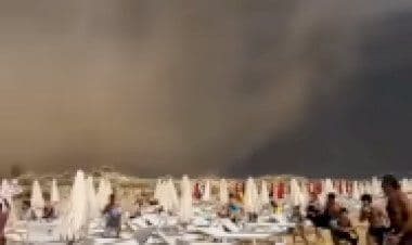 Tromba d'aria nel Sud Salento: 5 feriti.