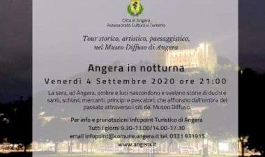 Angera by night, passeggiata