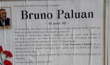 Somma, ci ha lasciato Bruno Paluan