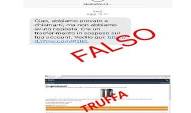 Attenzione alle truffe online del tipo “smishing”: nuova ondata di falsi sms