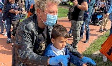 Busto, mototerapia, grande partecipazione