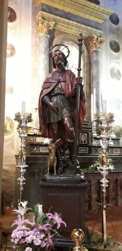 Golasecca, la statua di San Rocco tornerà nella sua chiesetta