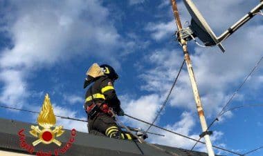 Cttiglio, aiuto e intervento  dei Vigili del fuoco