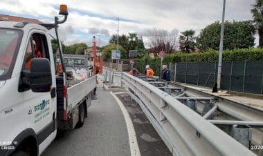 Somma, messa in sicurezza curva corso Europa