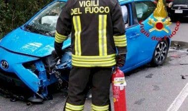 Vergiate, incidente con ferito