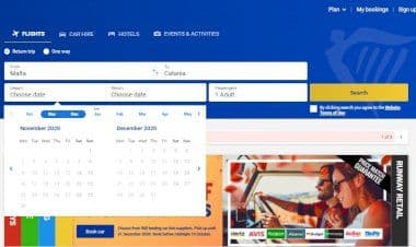 Ryanair, scomparsi i voli per Catania - Malta e viceversa dal sito internet della compagnia irlandese.