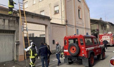 Busto Arsizio - Tragico intervento dei Vigili del Fuoco in Via Marengo