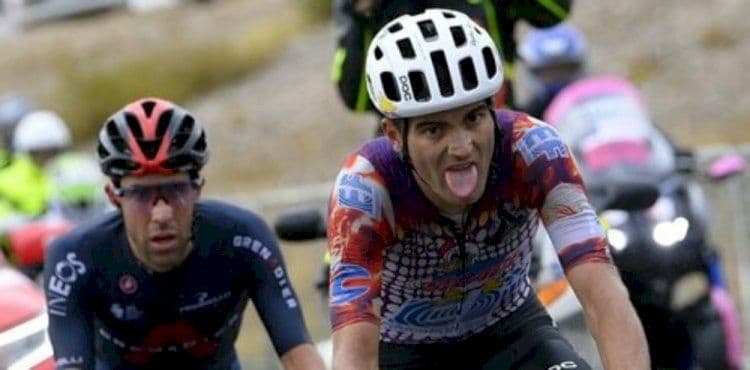 103° Giro d’Italia:  Ruben Guerreiro taglia per primo il traguardo di Roccaraso