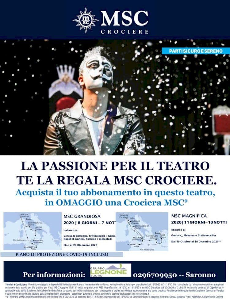 MSC Crociere premia la passione per il teatro.