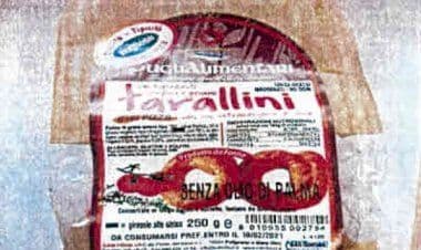 Ocratossina A oltre i limiti, ministero della Salute richiama Tarallini alla Pizza a marchio Puglialimentari