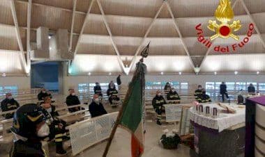 Santa Barbara festeggiata dai Vigili del fuoco