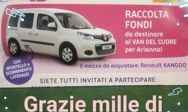 Il filo di Arianna, raccolta fondi per un'auto speciale