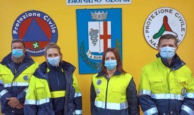 Fagnano Olona saluta i 4 nuovi volontari della Protezione Civile