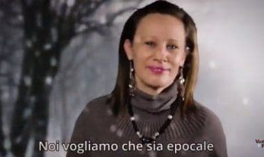 Natale a Taino con un video