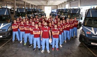 Fiamme oro rugby con l’associazione “Salvamamme Salvabebè”