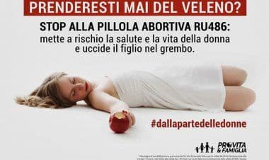 Gallarate(Va), stop alla pillola Ru486