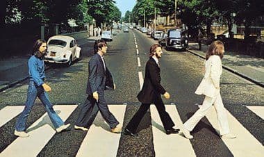 Brescia.Anche i Beatles camminavano sulle strisce pedonali