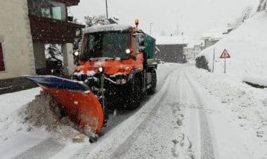 Malnate.  Piano neve, città divisa in aree
