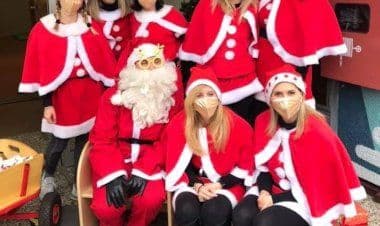 Fagnano Olona, al Fantanido bimbi felici con Babbo Natale