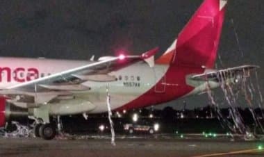 Capodanno: aereo colpito da pallone pirotecnico - VIDEO