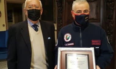 Somma Lombardo, Targa di benemerenza all'Ass. Nazionale Carabinieri