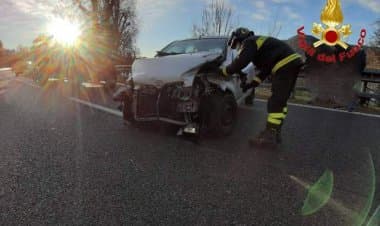 Travedona Monate, scontro importante