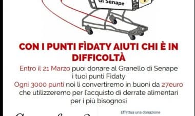 Ranco: con i punti Fidaty aiuti chi è in difficoltà