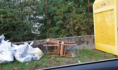 Varese,  zone invase dall'abbandono di rifiuti