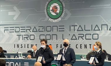 Stella di platino al merito sportivo per gli Arcieri Tre Torri