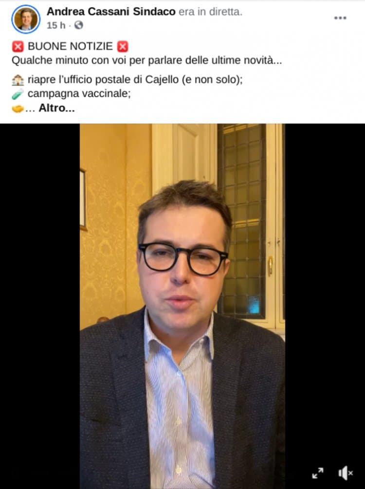 Gallarate: comunicazioni del sindaco Andrea Cassani
