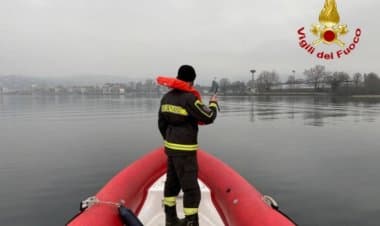 Luino, chiazza di idrocarburi sul Lago Maggiore