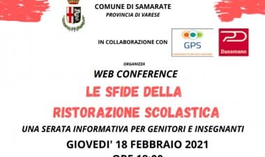 Samarate: serata informativa sulla ristorazione scolastica