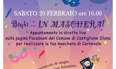 Castiglione Olona(Va). Favole e maschere per Carnevale