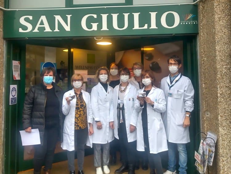 Castellanza, la Farmacia San Giulio dona 4 saturimetri