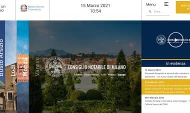 Nuovo sito per il Consiglio Notarile, area di Busto Arsizio e Varese