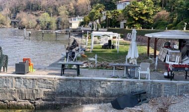Luino(Va). Il degrado sulla Spiaggia delle Serenelle