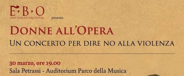 Donne all'Opera, il concerto per dire no alla violenza sulle donne