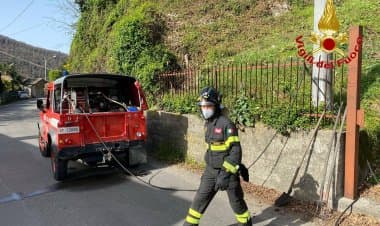 Marchirolo(Va). Incendio sedato!