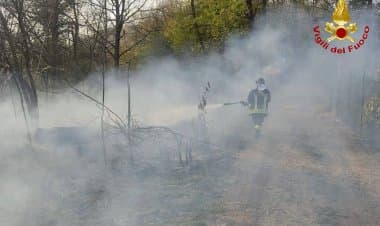 Somma Lombardo(Va). Fuoco domato!