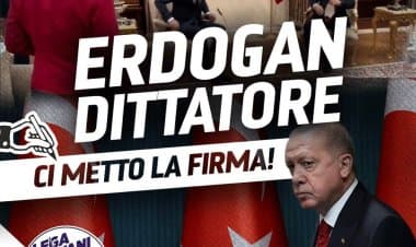 Lega Giovani lancia petizione 'Erdogan dittatore, ci metto la firma!'
