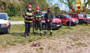 Castelveccana, individuata viva in una zona impervia da un drone