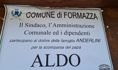 Formazza piange Aldo Anderlini